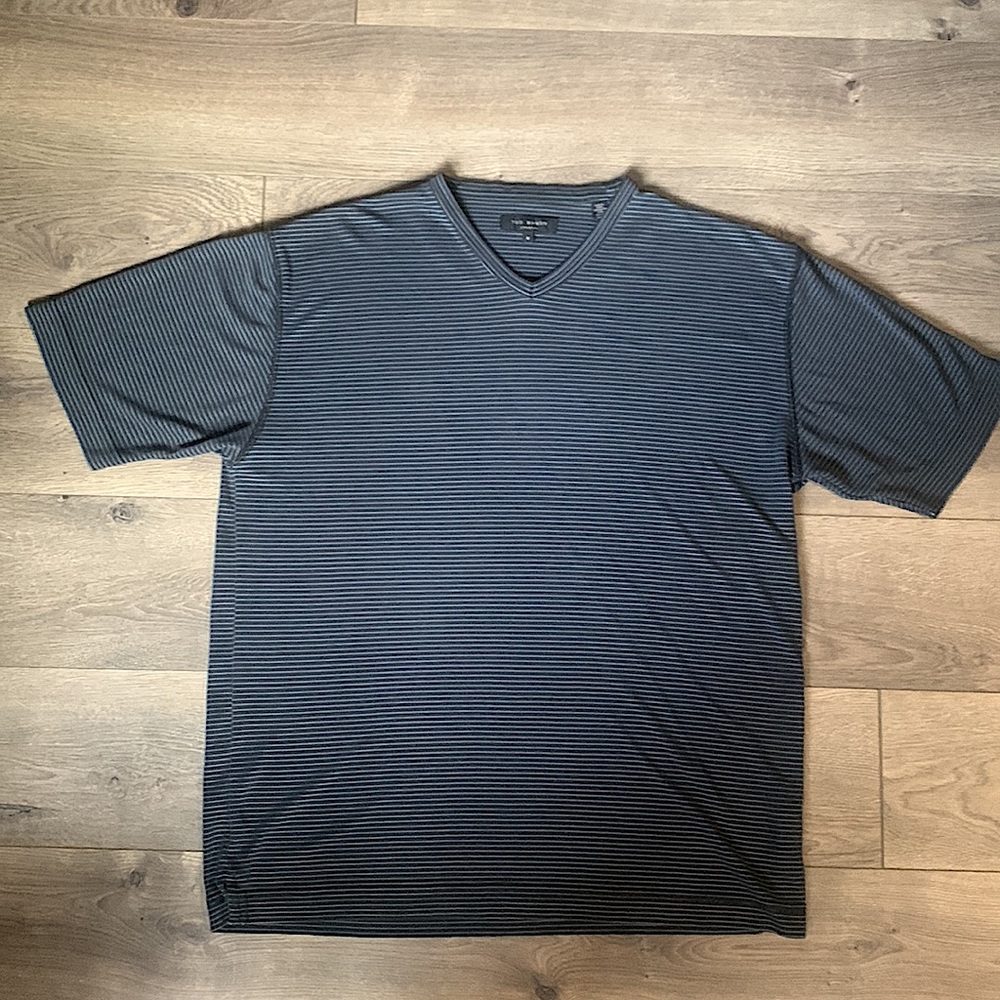 Ted Baker Short Sleeve Shirt size 4 Large black